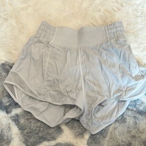 White lululemon shorts